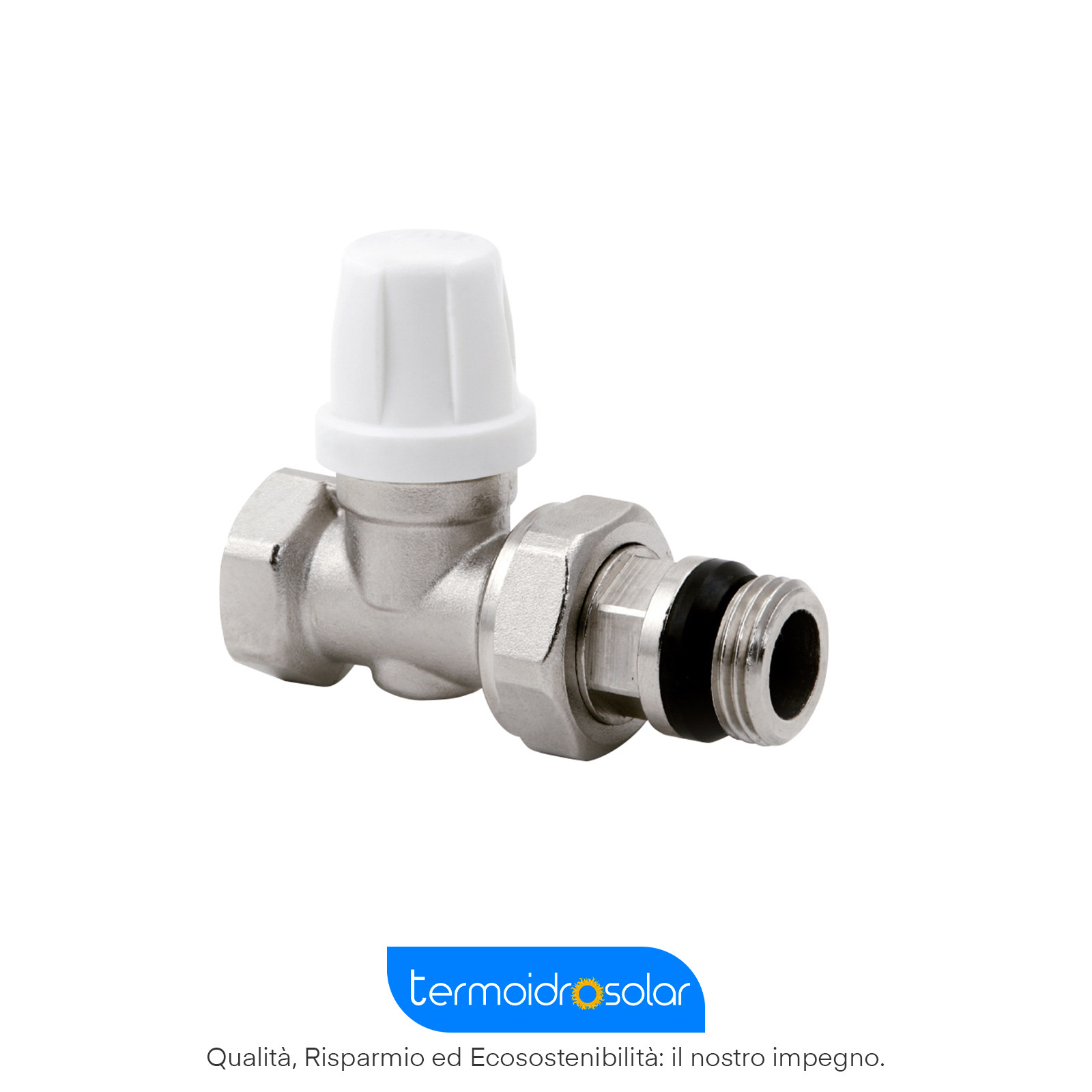 Detentore micrometrico diritto per tubo ferro.