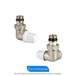 Detentore doppia squadra per tubo rame, Multistrato, Pe-X. Versione dx.