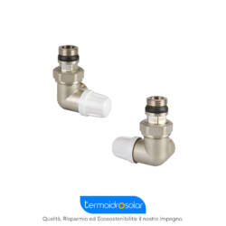 Detentore doppia squadra per tubo rame, Multistrato, Pe-X. Versione sx.