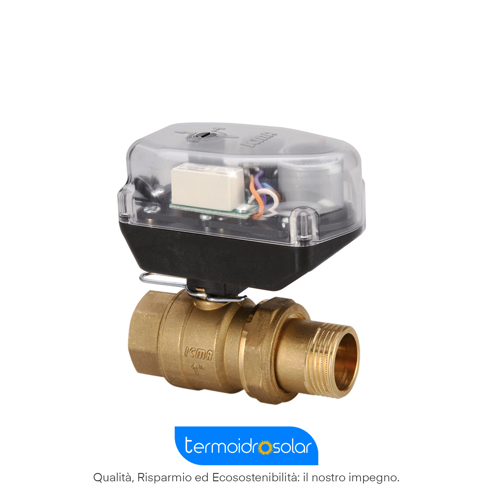 Valvola Di Zona A Sfera M/F A 2 Vie C/Servomotore 230 V