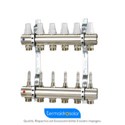 Kit Collettore K014 con Regolazione Manuale e Valvole Termostatizzabili