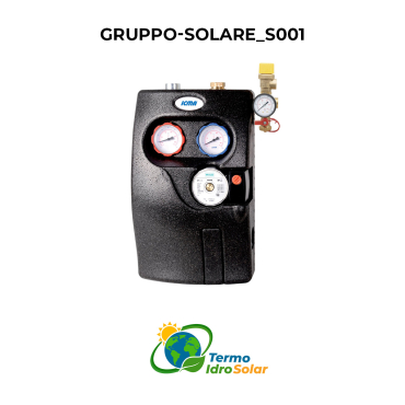 Gruppo di circolazione solare mandata e ritorno per impianto solare ICMA S001