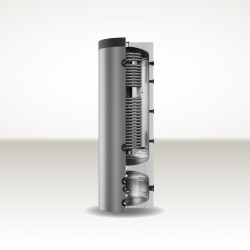 ECO COMBI 1 PDC con scambiatore per ACS e volano termico caldo-freddo per pompe di calore