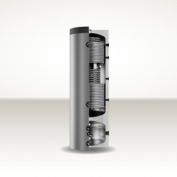 ECO COMBI 3 PDC HY con scambiatore per ACS, volano termico caldo-freddo e 2 scambiatori fissi