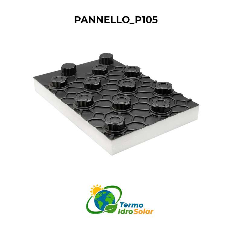 PANNELLO ISOLANTE TERMOFORMATO BUGNATO