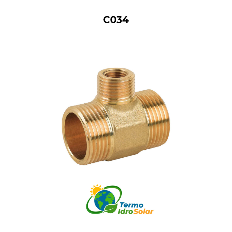 Nipples per alimentatori (1/2"F x 1/2"M) in ottone giallo