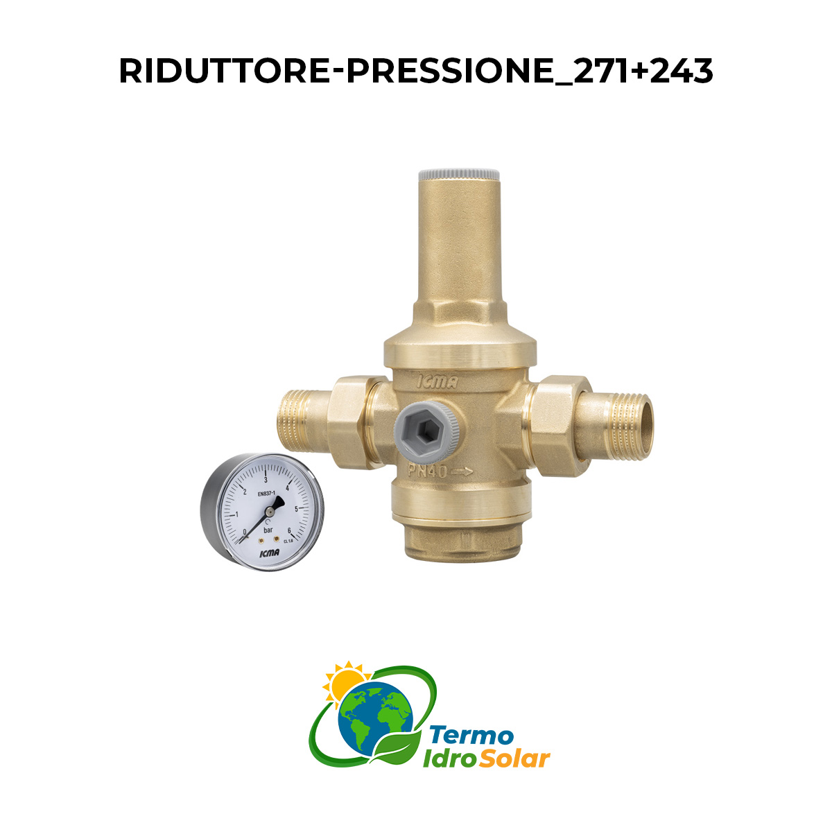 riduttore di pressione icma 271+243 icma