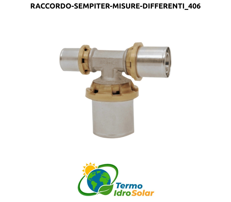 raccordo a pressare a TEE misure differenti 406 icma