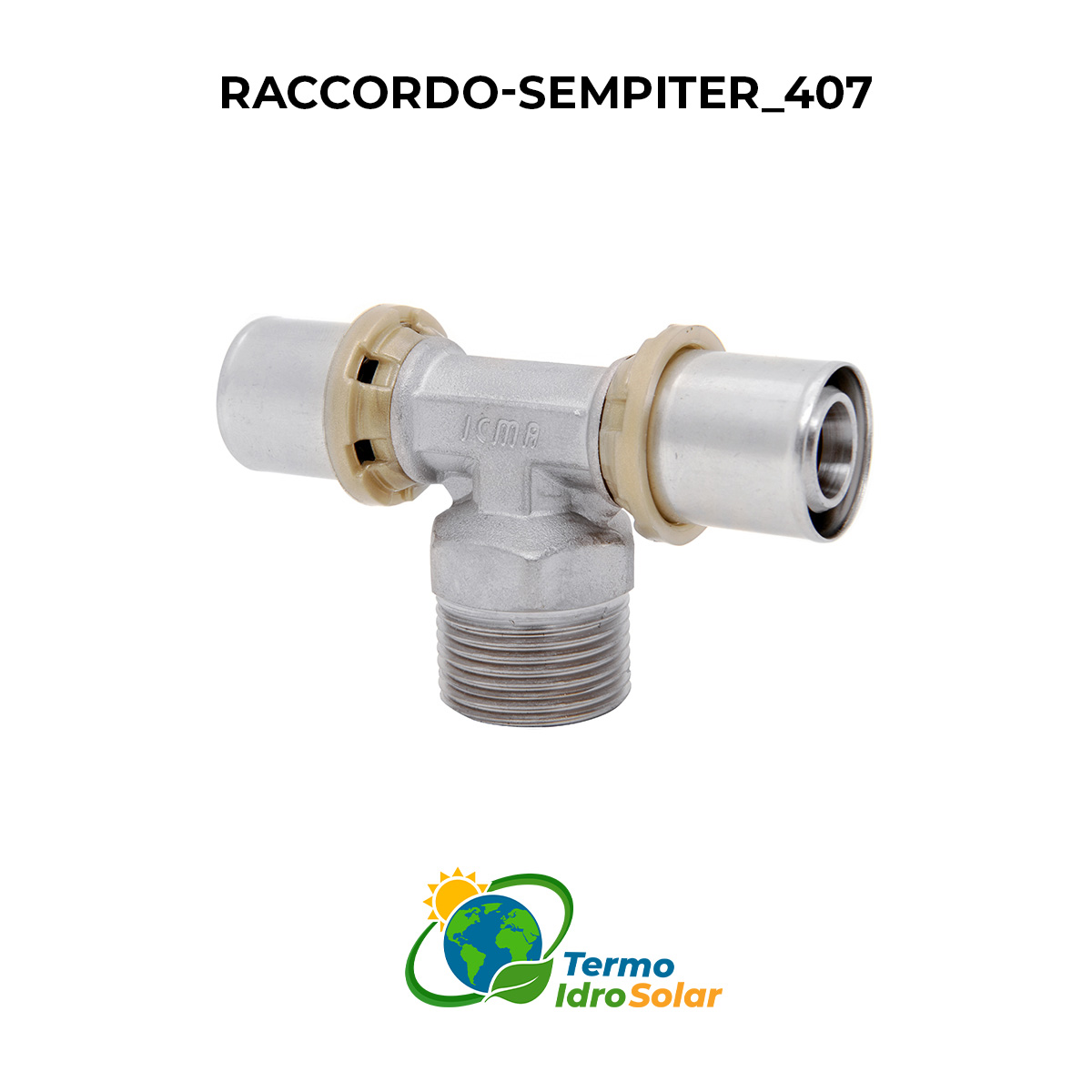 raccordo pressare tee maschio icma 407