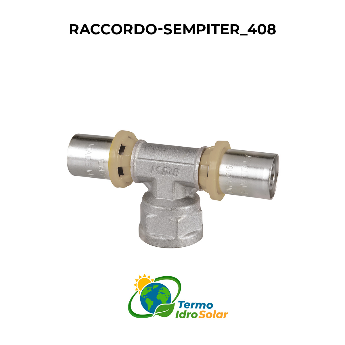 raccordo a pressare TEE femmina icma 408
