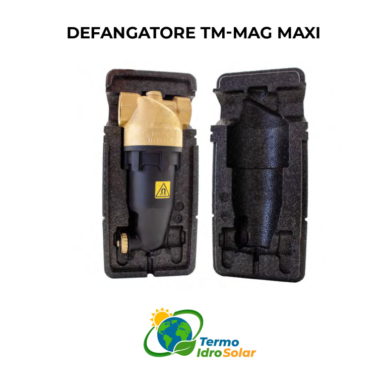 Filtro Defangatore Magnetico lineare per alte portate completo di coibentazione