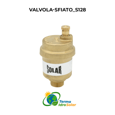 Valvola di sfiato aria per impianti solari S128